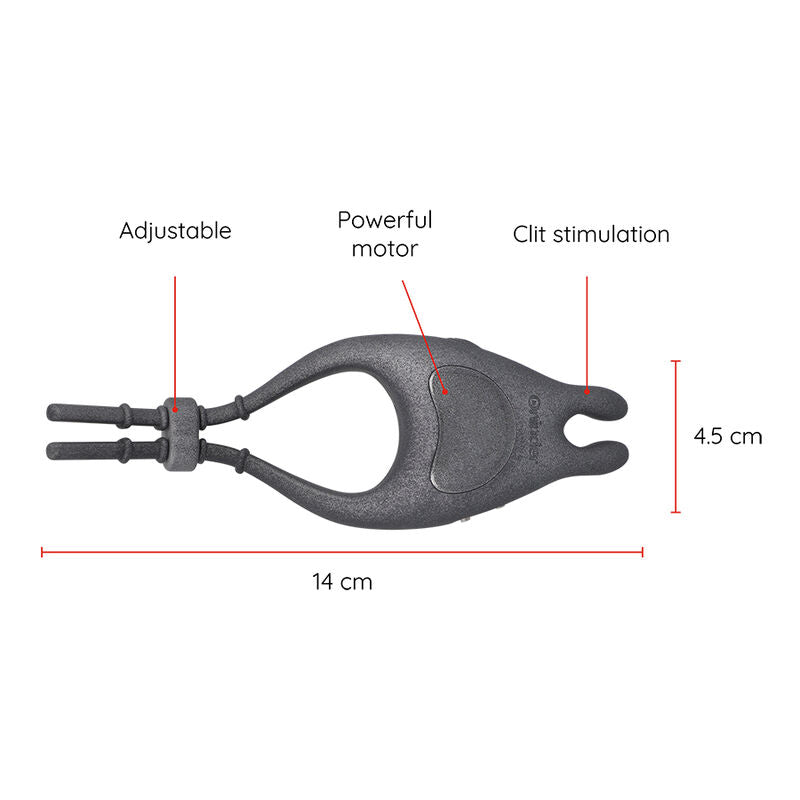 Oninder - anello vibratore regolabile ricaricabile pampa con stimolatore clitoride 10 velocitã - app gratuita-4