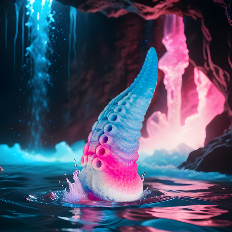 Epic - dildo con tentacoli blu phorcys taglia piccola-8