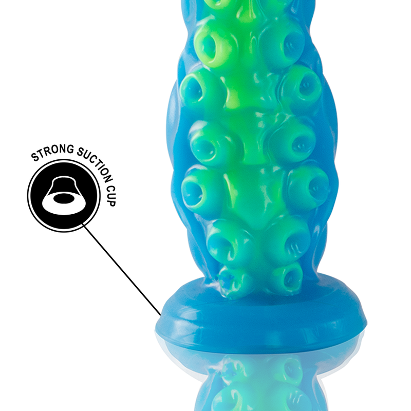 Epic - dildo fluorescente con tentacoli sottili di scylla dimensioni grandi-6