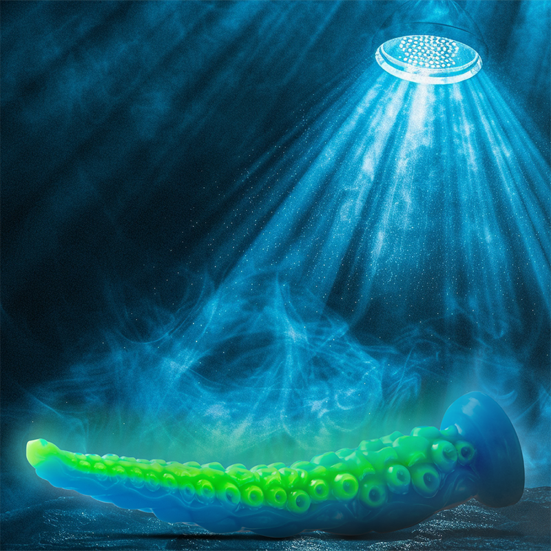 Epic - dildo fluorescente con tentacoli sottili di scylla dimensioni grandi-9