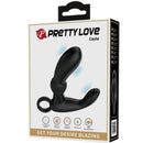 Pretty love - cayla vibratore anale massaggiatore nero-8