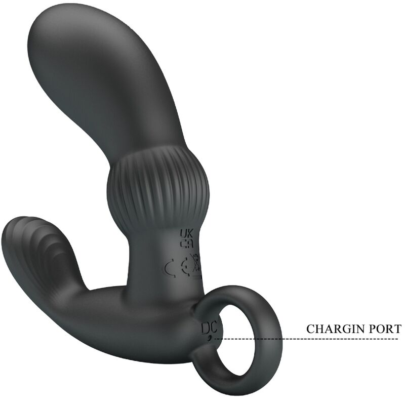 Pretty love - cayla vibratore anale massaggiatore nero-6