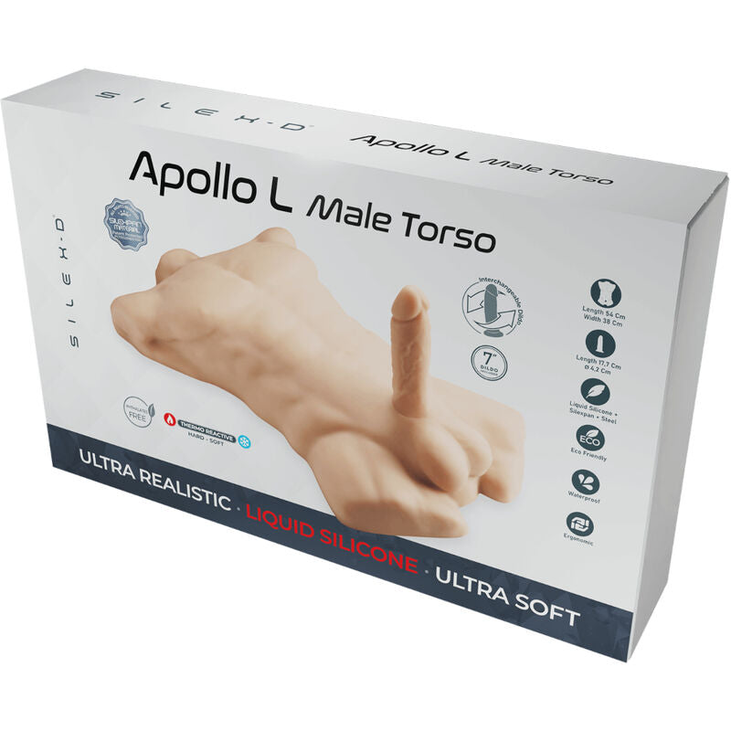 Silexd - apollo l torso maschile realistico-4