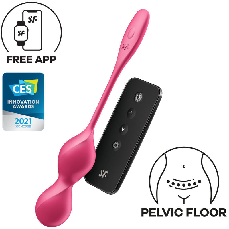 Satisfyer - love birds 2 sfere kegel vibranti + app gratuita