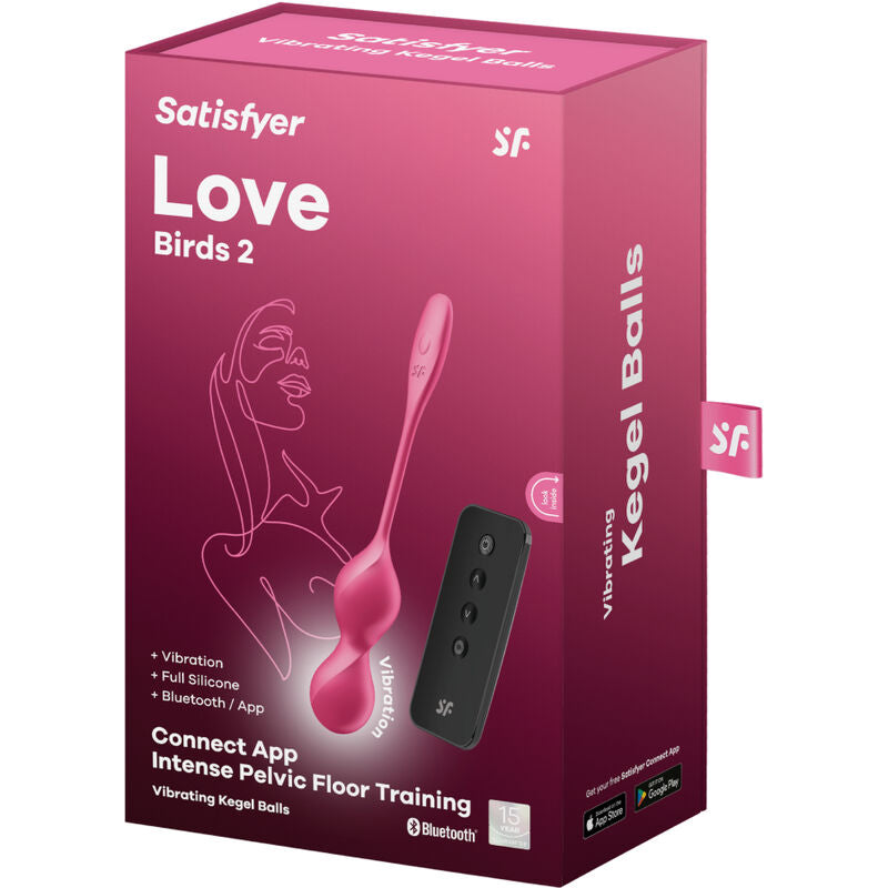 Satisfyer - love birds 2 sfere kegel vibranti + app gratuita-4