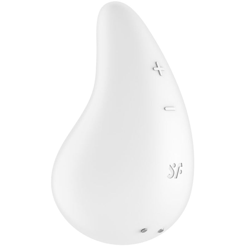 Satisfyer - vibratore goccia di rugiada lay-on bianco-2