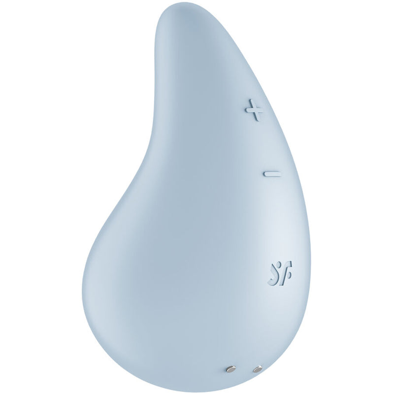 Satisfyer - vibratore goccia di rugiada lay-on blu-2