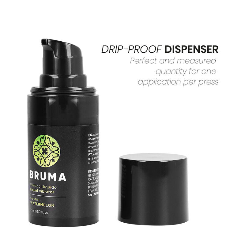 Bruma - vibratore liquido ultra scorrevole anguria 15 ml