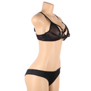 Subblime - set due pezzi di reggiseno trasparente e strisce s/m-6
