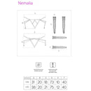 Livco corsetti fashion - set nemalia giarrettiera + calze + guanti nero-5