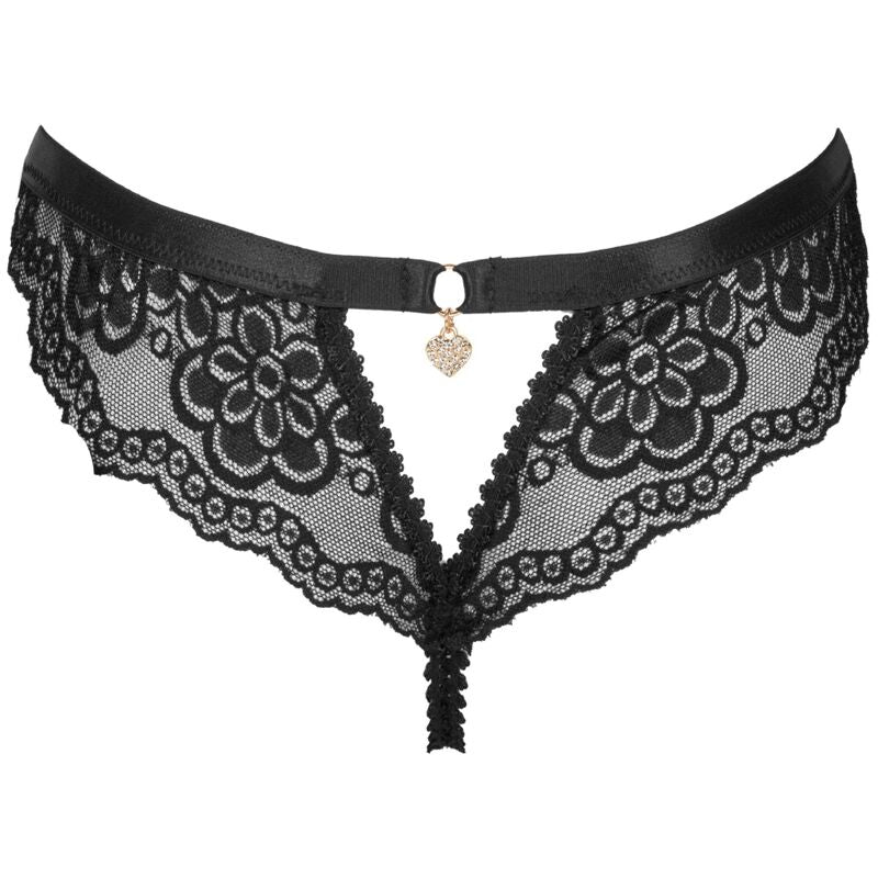 Livco corsetti fashion - panty oksurin senza cavallo nero-3