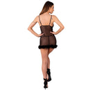 Livco corsetti fashion - set zerunam babydoll + perizoma nero-1