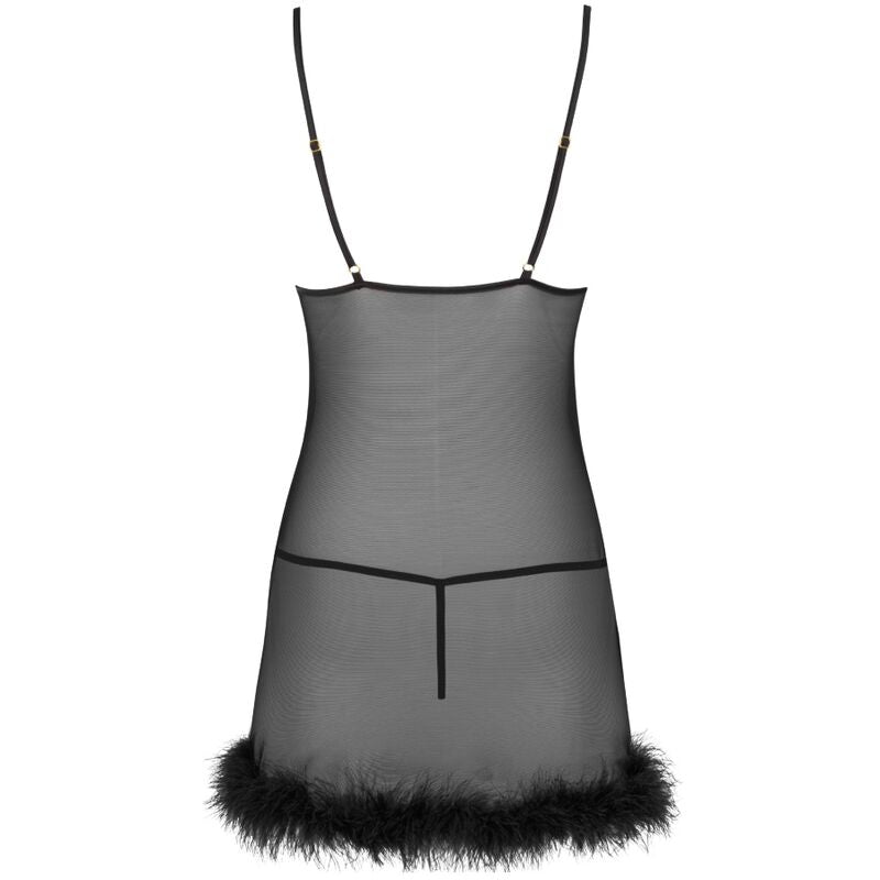 Livco corsetti fashion - set zerunam babydoll + perizoma nero-3