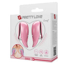 Pretty love - leaf pinze per capezzetti vibranti rosa-7