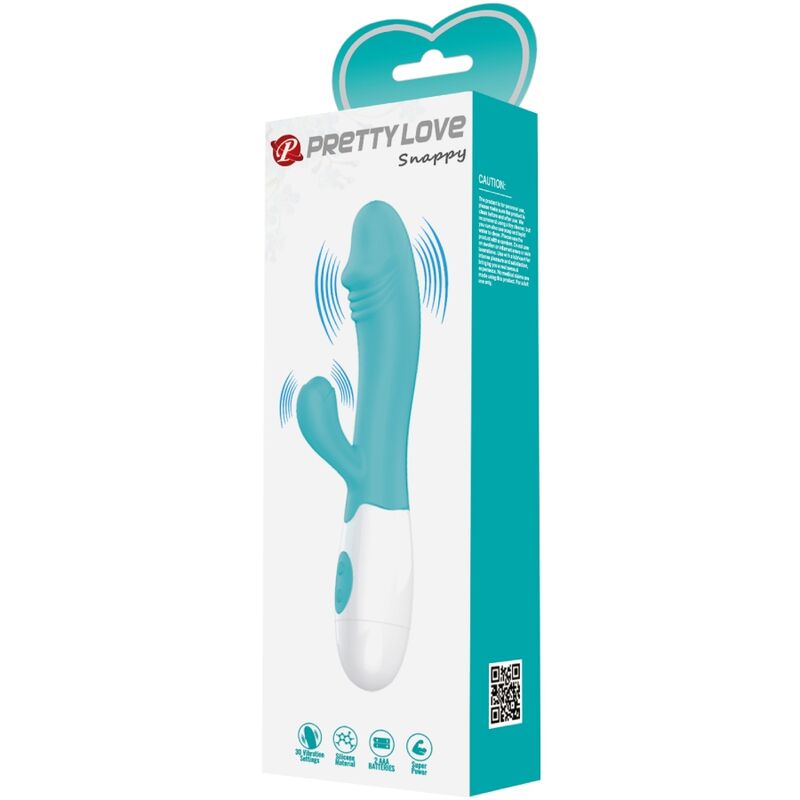 Pretty love - vibratore snappy g-spot verde acqua-8