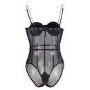 Subblime - body con bretelle a catena nera s/m-5