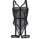 Subblime - orsacchiotto con dettaglio reggerizzato sul petto nero l/xl-6