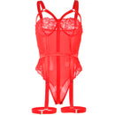 Subblime - orsacchiotto con dettaglio reggerizzato petto rosso l/xl-3