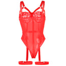 Subblime - orsacchiotto con dettaglio reggerizzato petto rosso l/xl-4