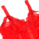 Subblime - orsacchiotto con dettaglio reggerizzato petto rosso l/xl-5