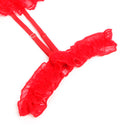 Subblime - orsacchiotto con giarrettiera con dettaglio in pizzo e strisce rosso s/m-8