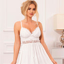 Subblime - babydoll scollo a v con dettaglio fiocco bianco l/xl-3