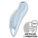Satisfyer - pocket pro 1 stimolatore clitoride azzurro