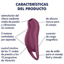 Satisfyer - pocket pro 1 stimolatore clitoride granato-3