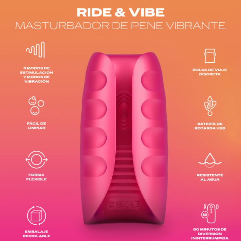 Durex - masturbatore vibratore toy ride & vibe-1