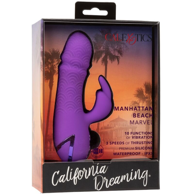 Calexotics - manhattan beach marvel vibratore rabbit viola di california dreaming-9