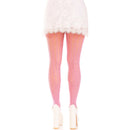 Leg avenue - calze con aperture cuore e fiocchi rosa