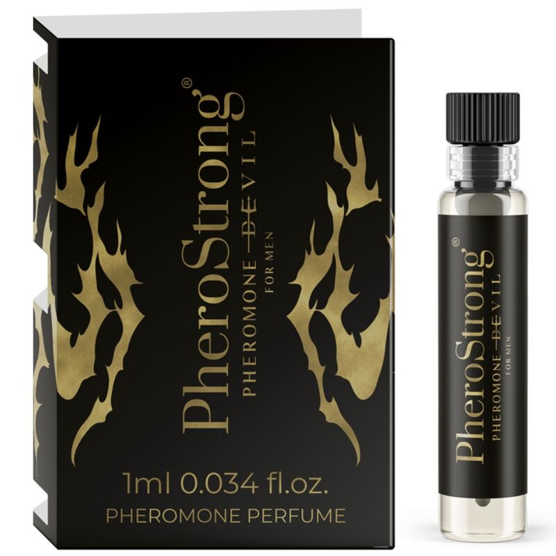 Pherostrong - profumo devil ai feromoni per uomo 1 ml