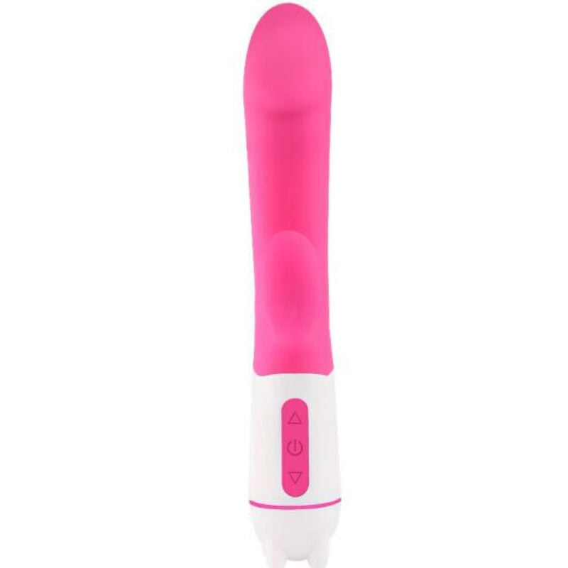 Armony - vibratore happy e stimolatore fucsia ricaricabile