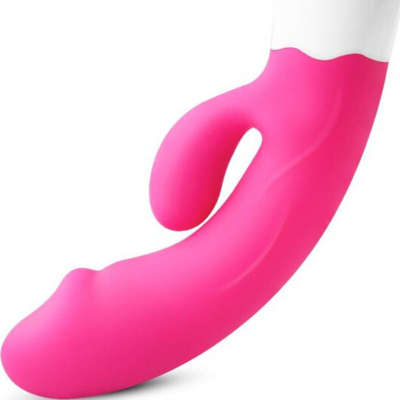 Armony - vibratore happy e stimolatore fucsia ricaricabile