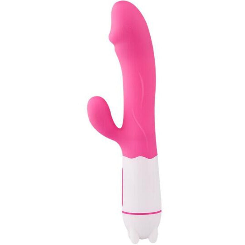 Armony - vibratore happy e stimolatore fucsia ricaricabile