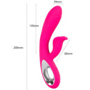 Armony - vibratore daro e stimolatore pull ring fucsia