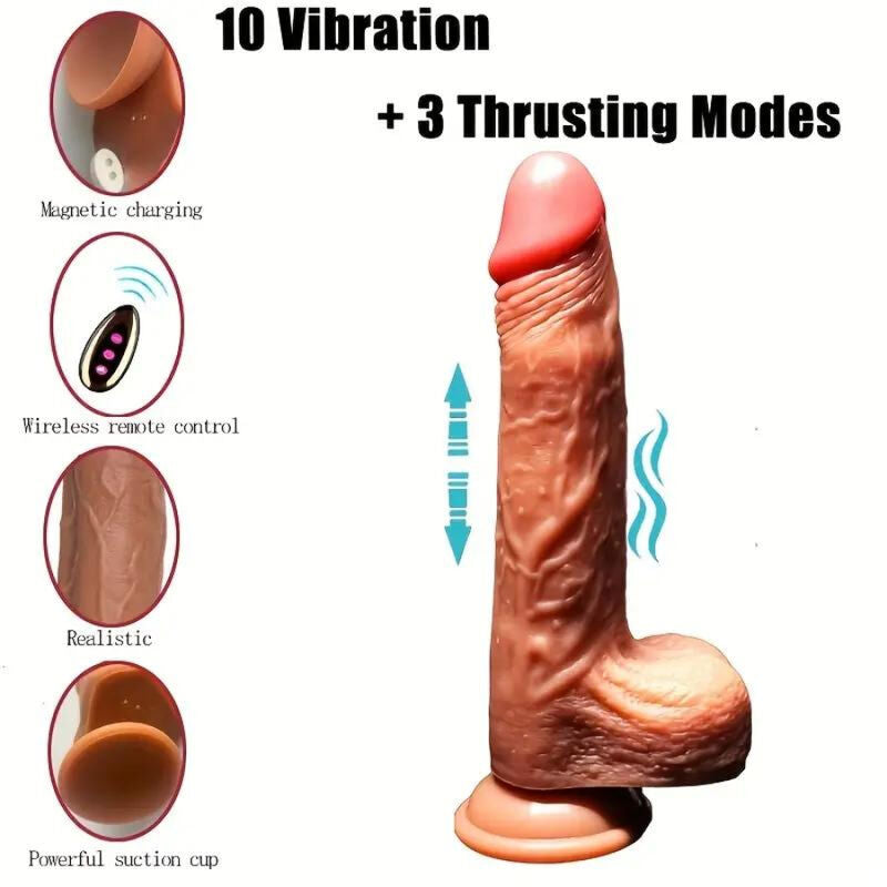 Armony - vibratore dildo realistico telecomando 22.5 cm