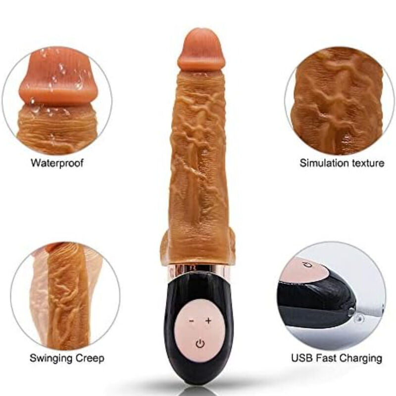 Armony - dildo vibrante realistico ricaricabile