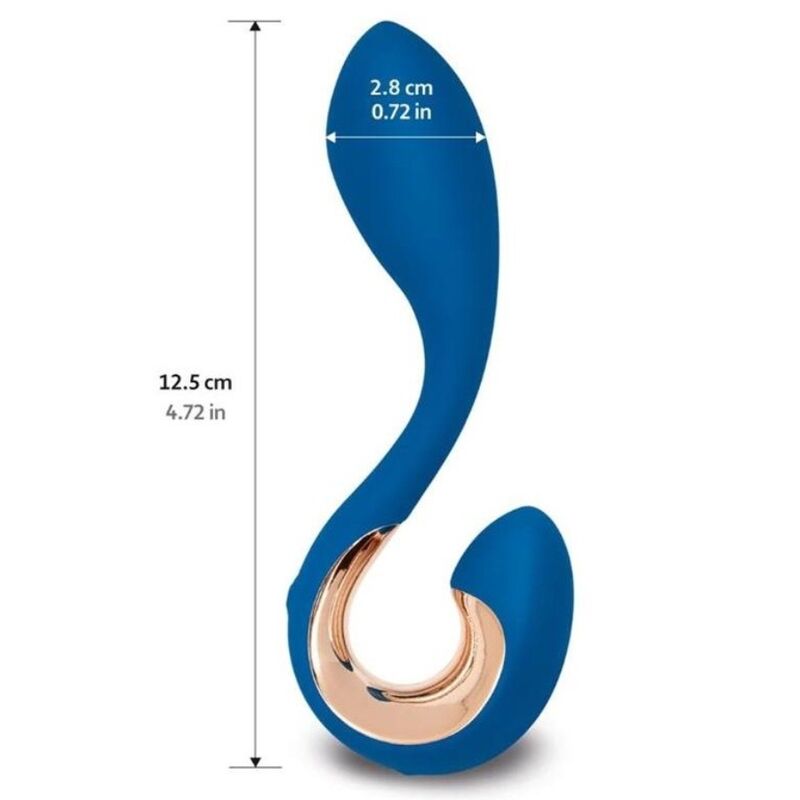 G-vibe - gpop 2 vibratore punti g e p blu indigo-2