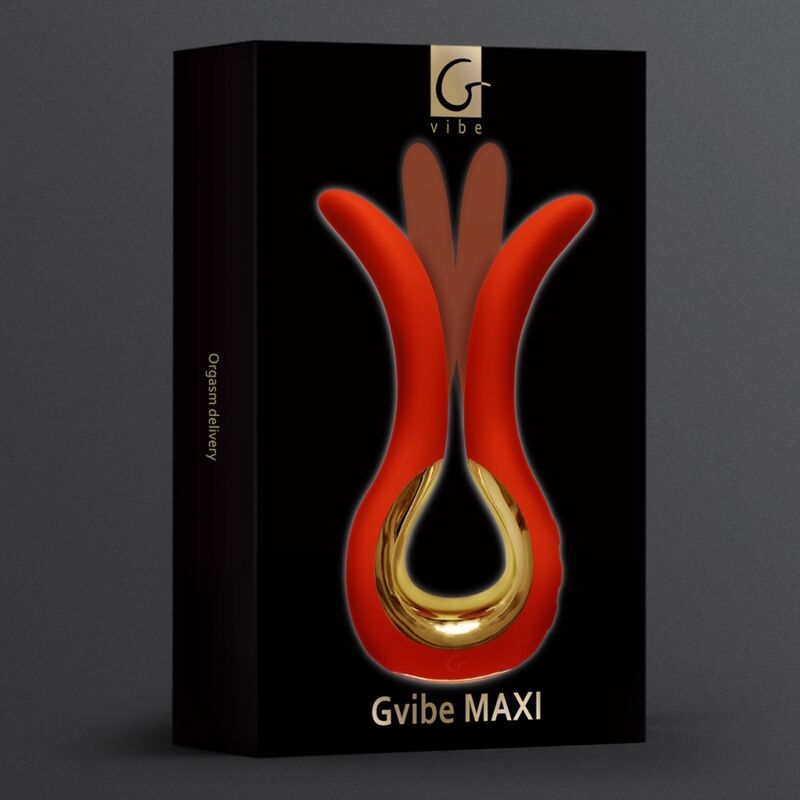 G-vibe - gvibe maxi vibratore con due punte flessibili corallo-3