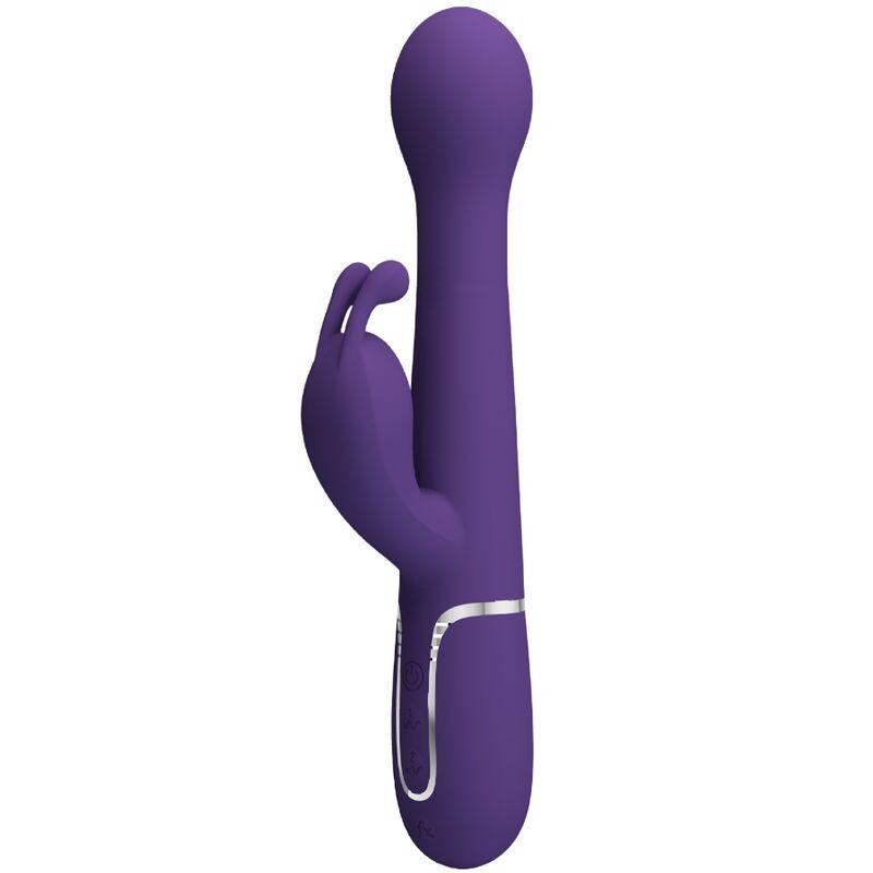 Pretty love - dejon vibratore rabbit 3 in 1 multifunzione viola-1