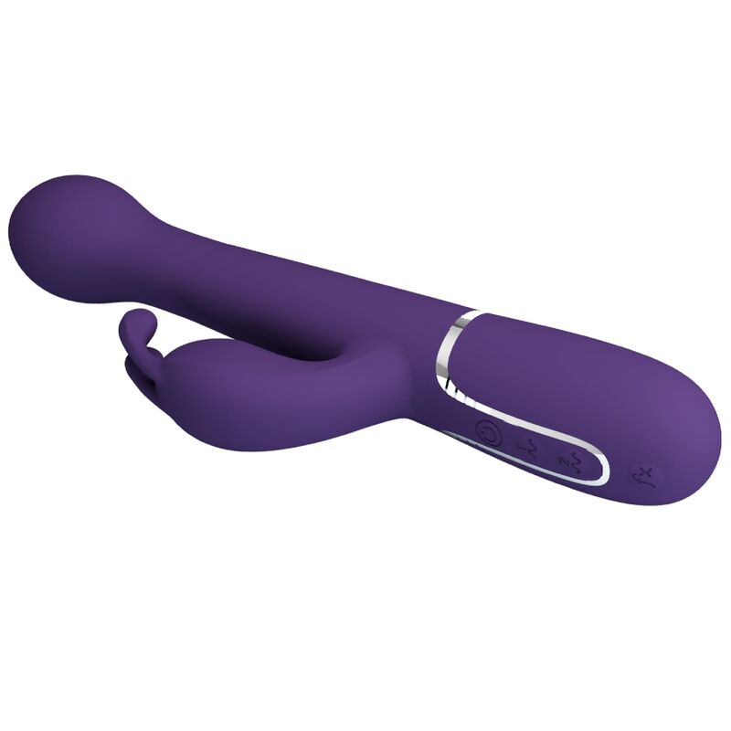 Pretty love - dejon vibratore rabbit 3 in 1 multifunzione viola-4