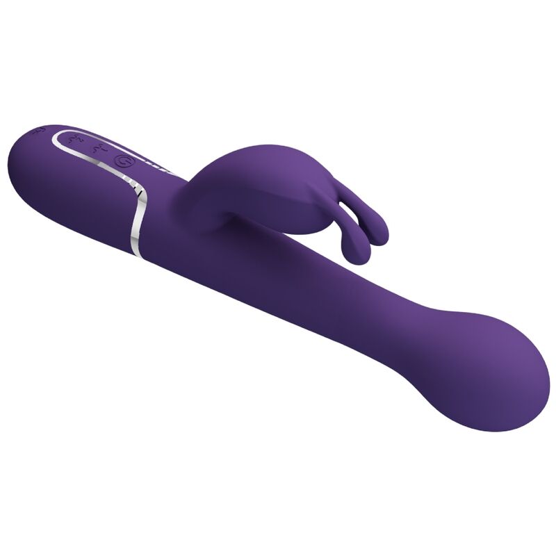 Pretty love - dejon vibratore rabbit 3 in 1 multifunzione viola-6