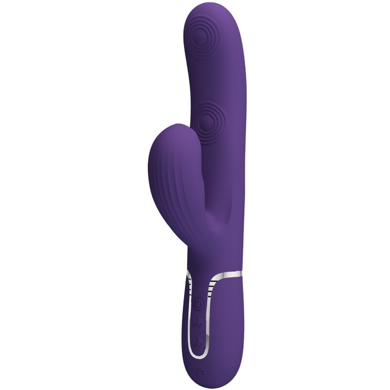 Pretty love - perlita vibratore g-spot 3 in 1 multifunzione viola-1