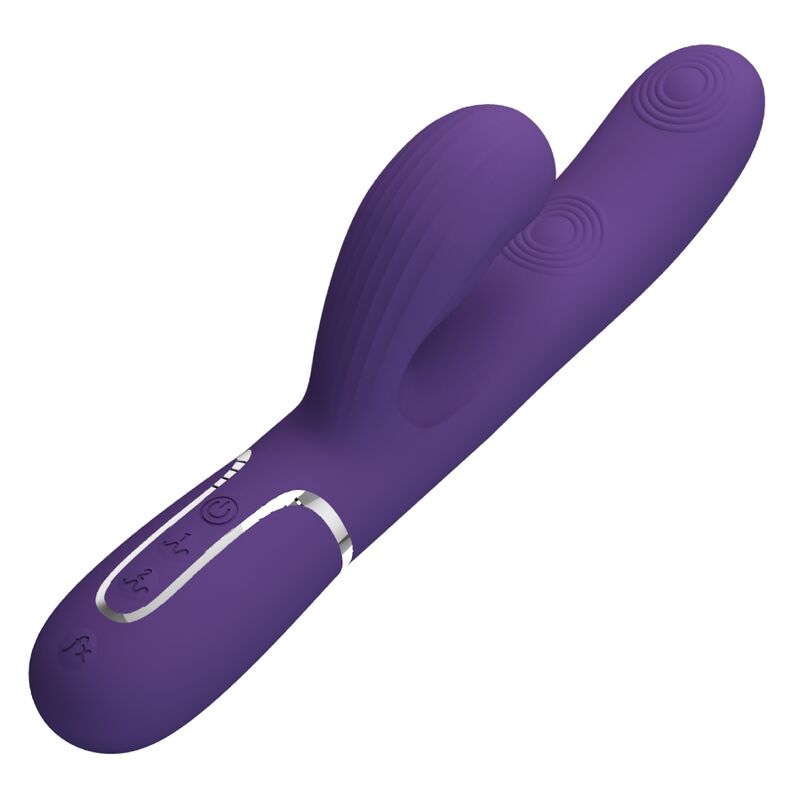 Pretty love - perlita vibratore g-spot 3 in 1 multifunzione viola-3