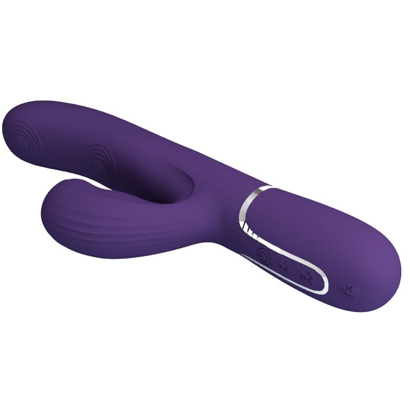 Pretty love - perlita vibratore g-spot 3 in 1 multifunzione viola-5