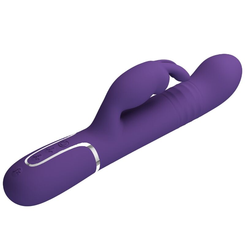 Pretty love - coale vibratore coniglio carbone 4 en 1 viola-3