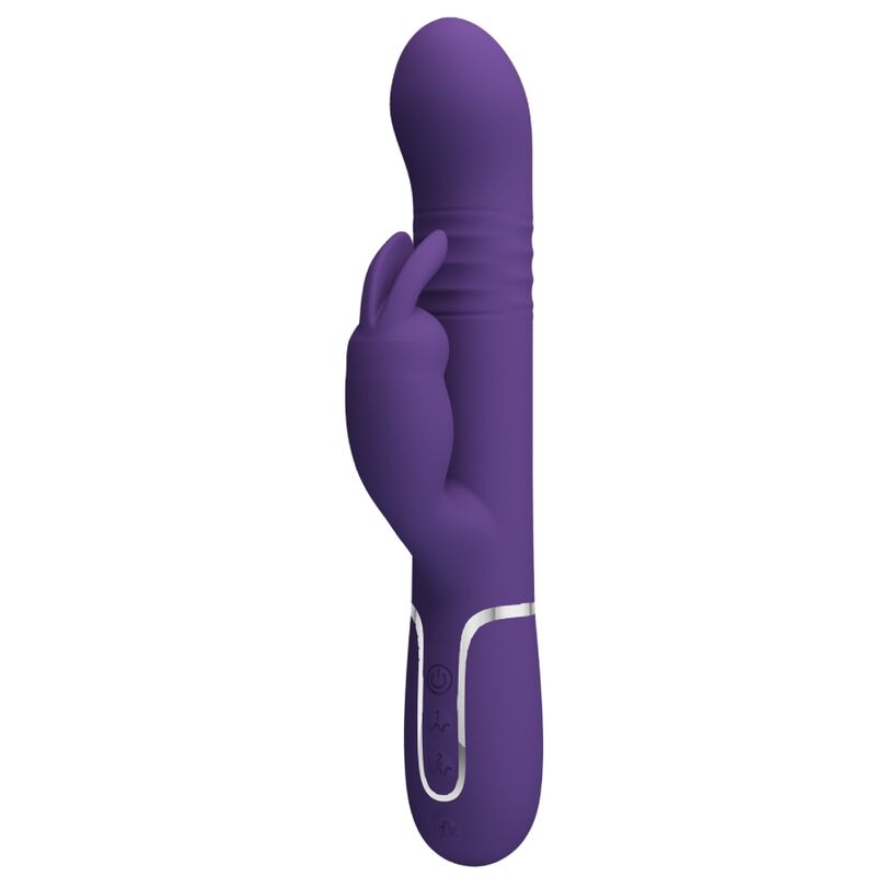 Pretty love - coale vibratore coniglio carbone 4 en 1 viola-1