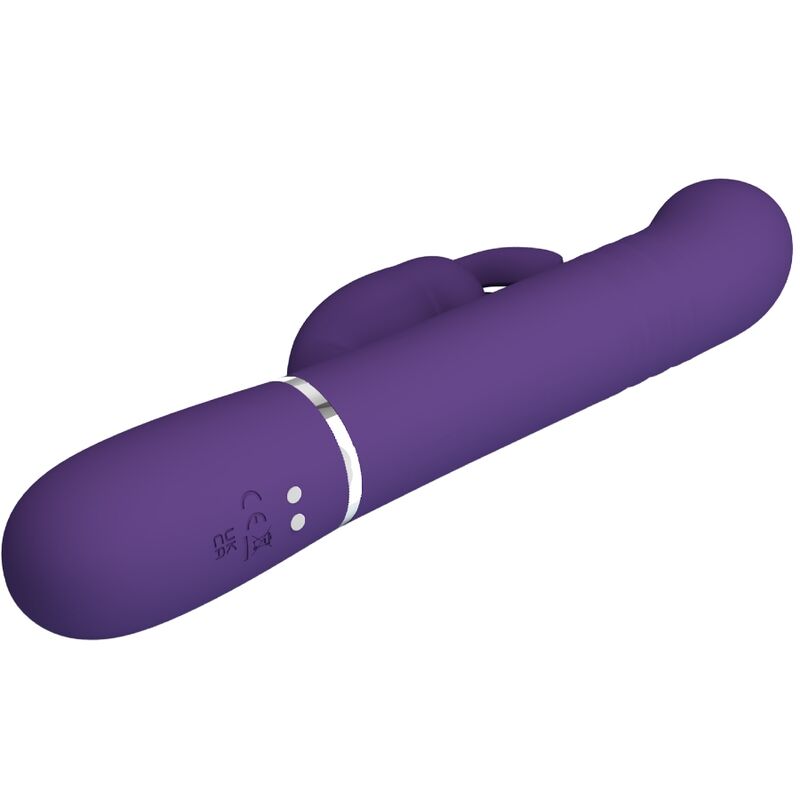 Pretty love - coale vibratore coniglio carbone 4 en 1 viola-5