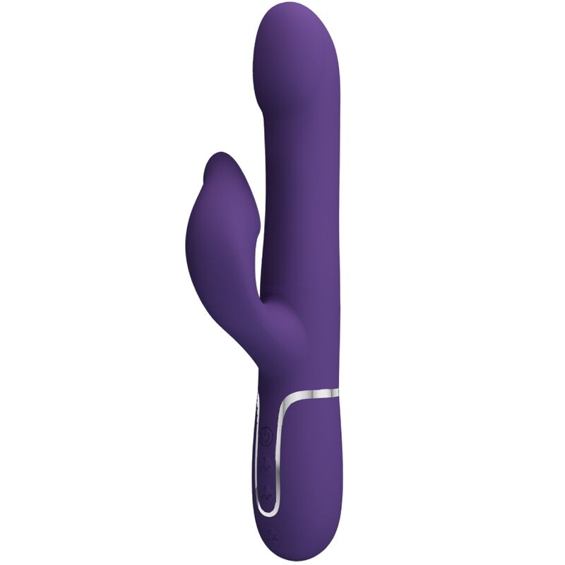 Pretty love - zalin perle vibratore coniglio 4 en 1 viola-1